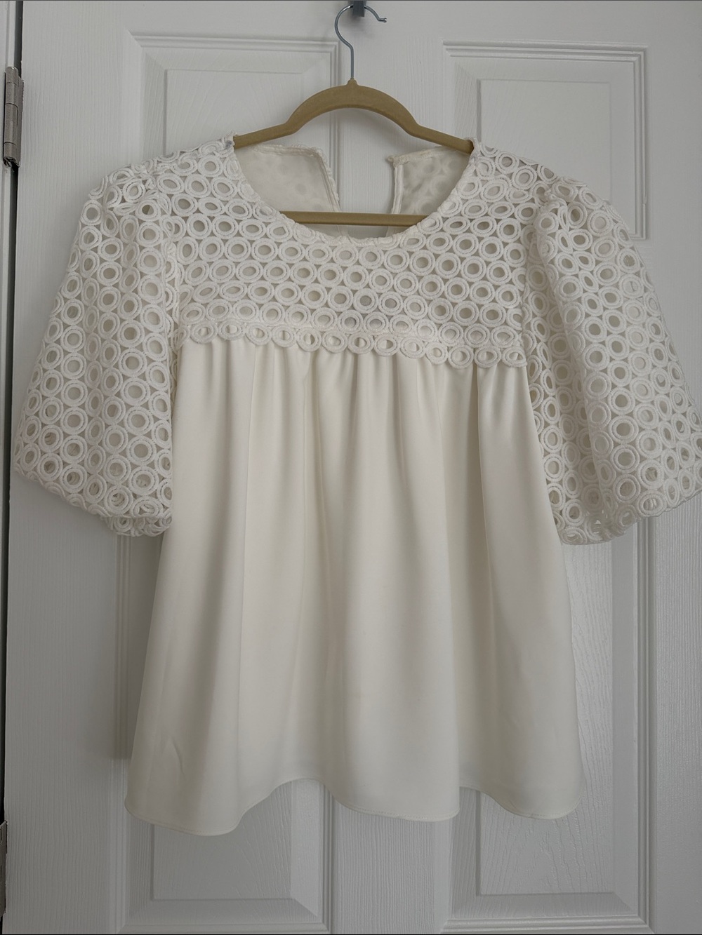 English Factory Whit Puff Sleeve Blouse